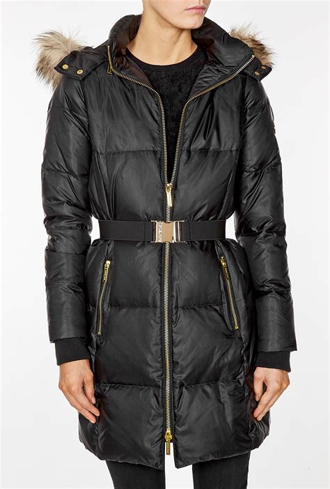 michael kors jacket faux fur|Faux Fur Hooded Jacket .